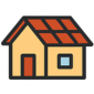 Residential Roofing Icon